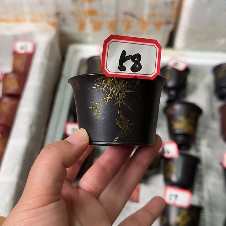 紫砂茶杯宜兴紫砂主人杯吧