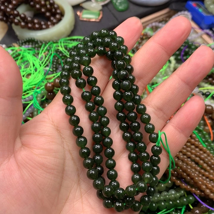 和田玉未镶嵌手链31