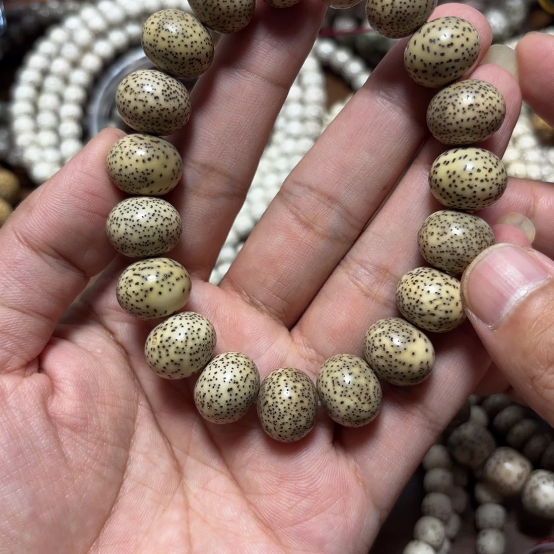 手串星月菩提星月石玉料15*12