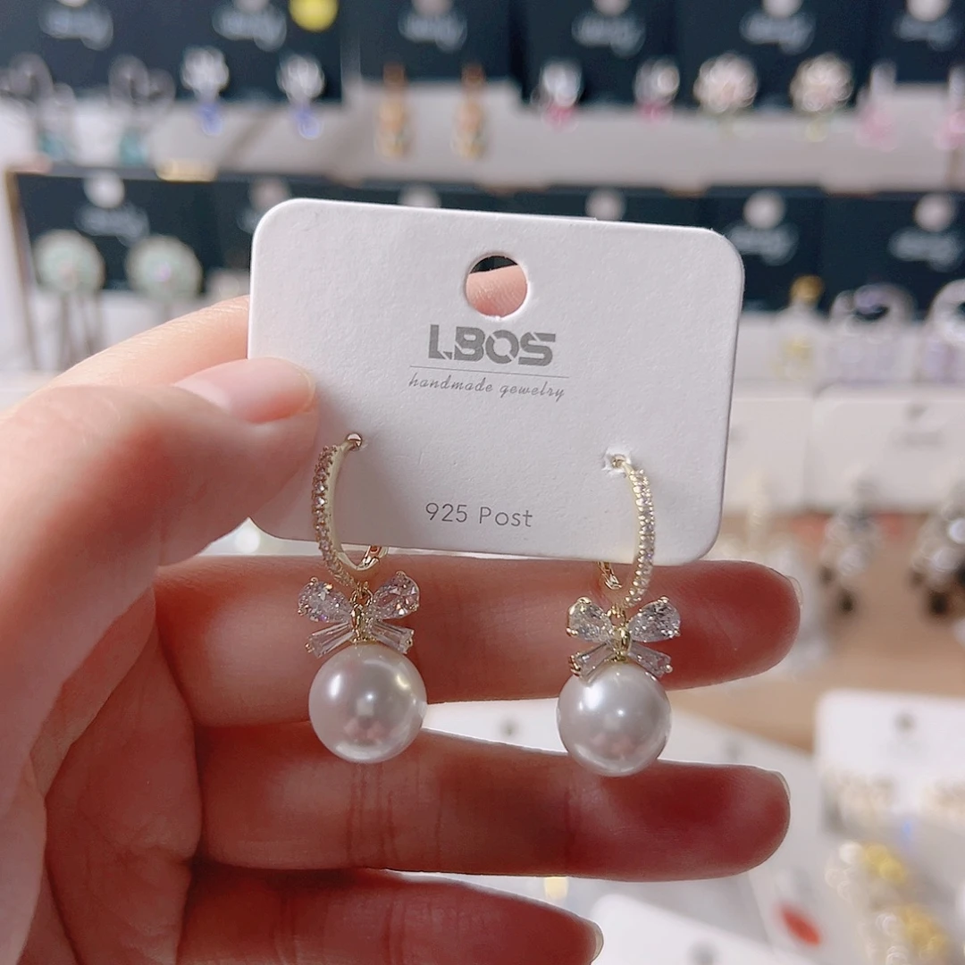 锆石纯铜合金耳环的