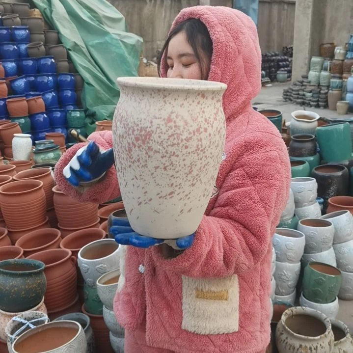 红陶口20高29瑕疵