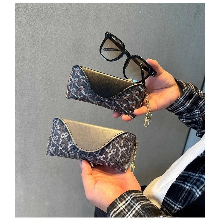 新款通用男女士防压眼镜包便携式眼镜收纳袋近视眼镜盒防掉墨镜包