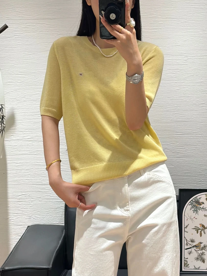 【工厂清清清】高品质水溶羊毛针织短袖