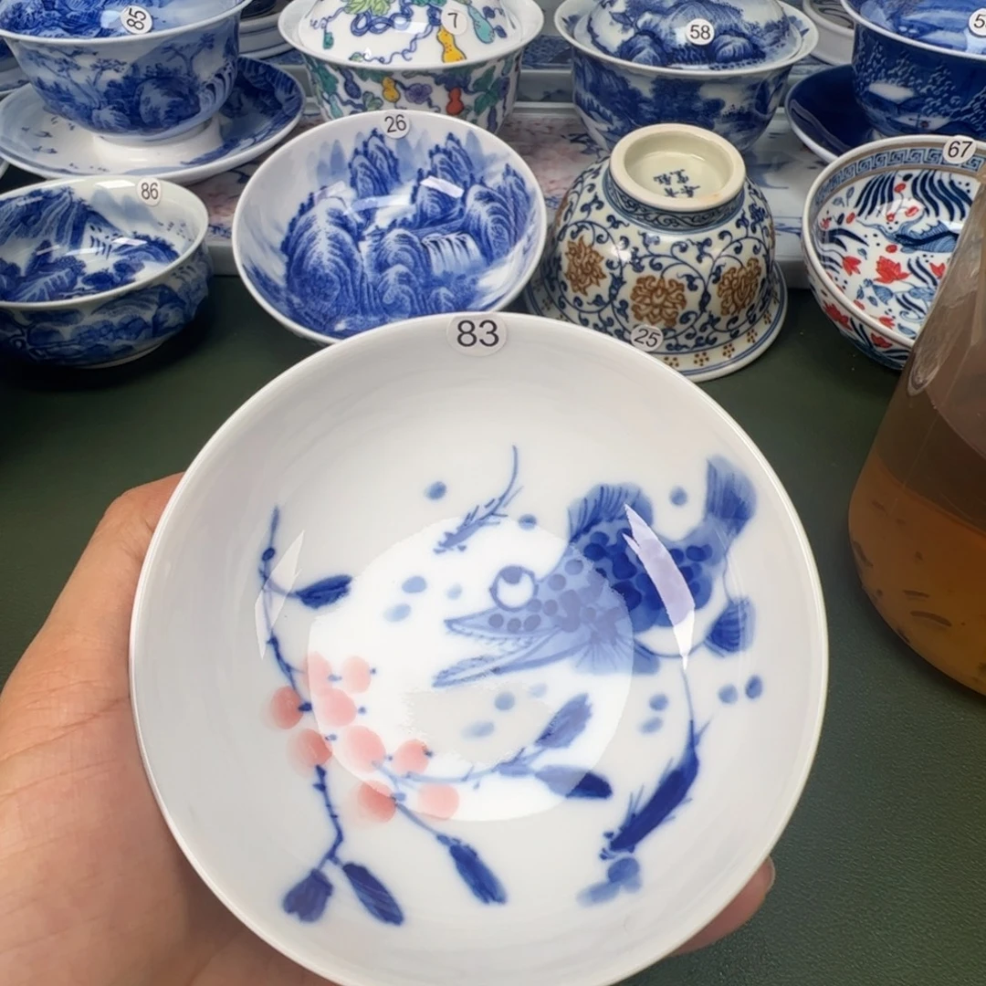 景德镇纯手工纯手绘茶具木木83