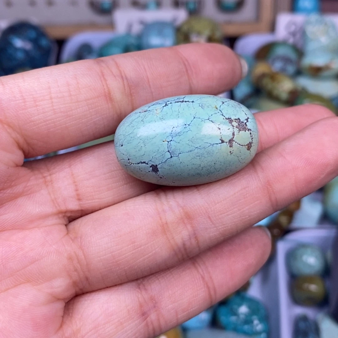 绿松石未镶嵌挂件