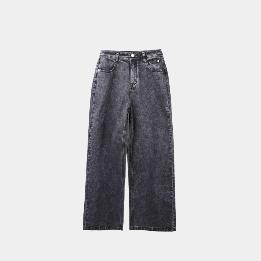 潮流时尚百搭牛仔裤黑色M30013