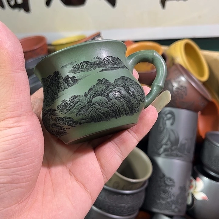茶杯紫砂全手工紫砂主人杯
