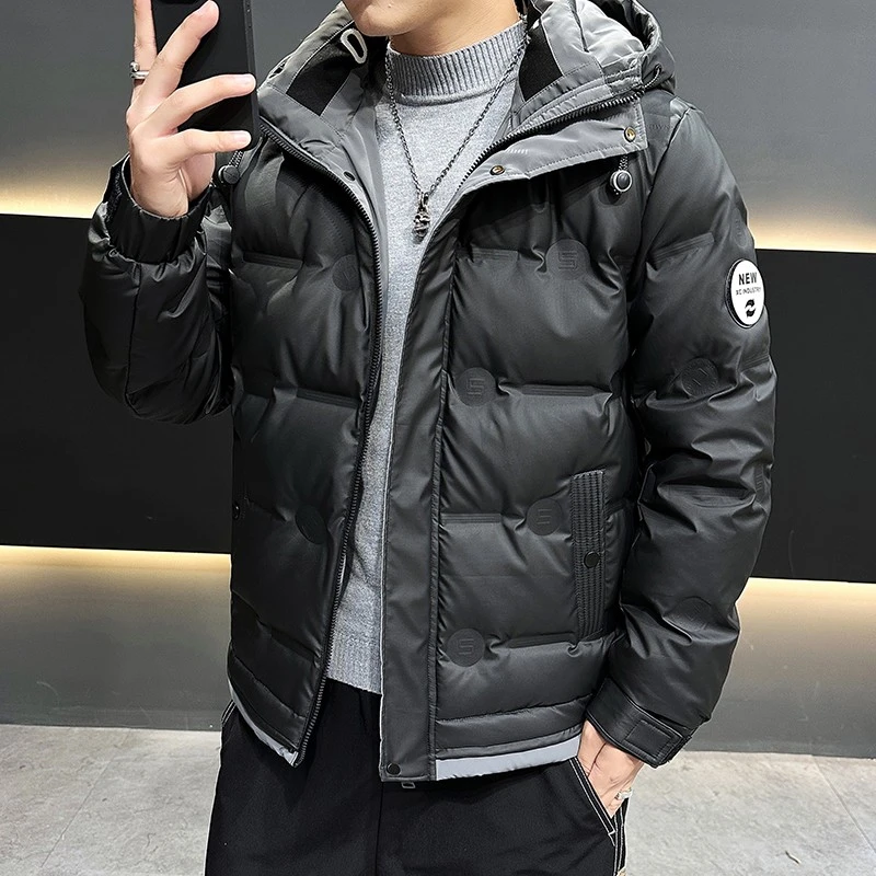羽绒服男冬季新款加厚保暖防寒羽绒衣服休闲白鸭绒连帽外套