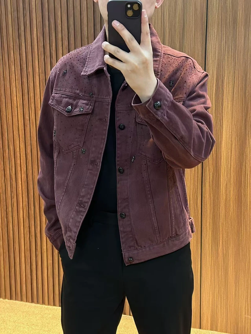 男士新款潮流牛仔服外套