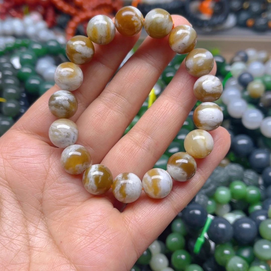 和田玉未镶嵌手链