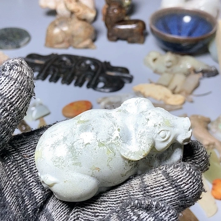 和田玉未镶嵌颈饰123