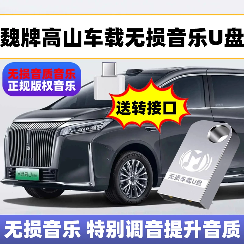 适用于魏派车载音乐u盘高山蓝山摩卡vv567玛奇朵拿铁专用无损歌曲