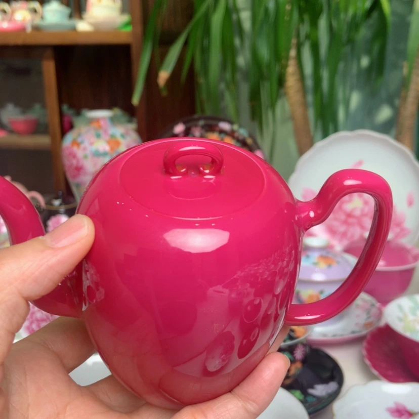 【闪购商品】景德镇微瑕美人尖壶不退货