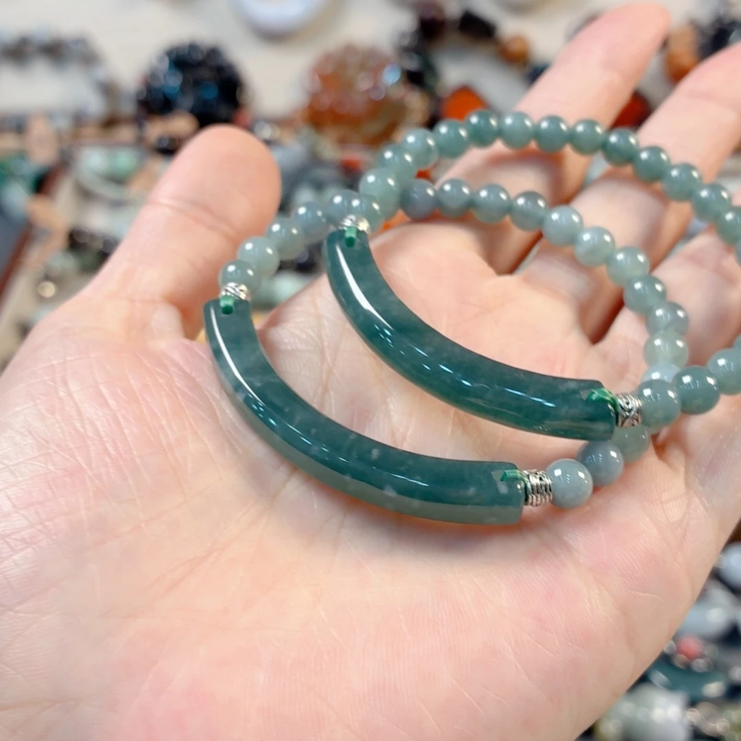 未镶嵌手链翡翠手串