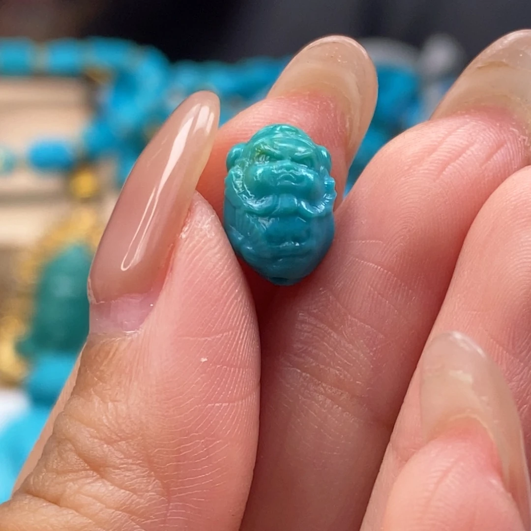 未镶嵌绿松石挂件原**默