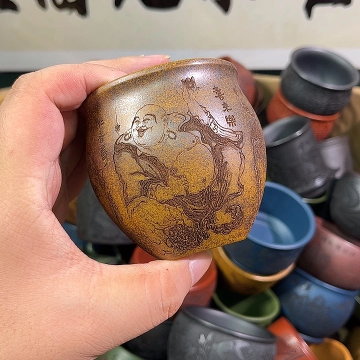 茶杯紫砂全手工紫砂主人杯