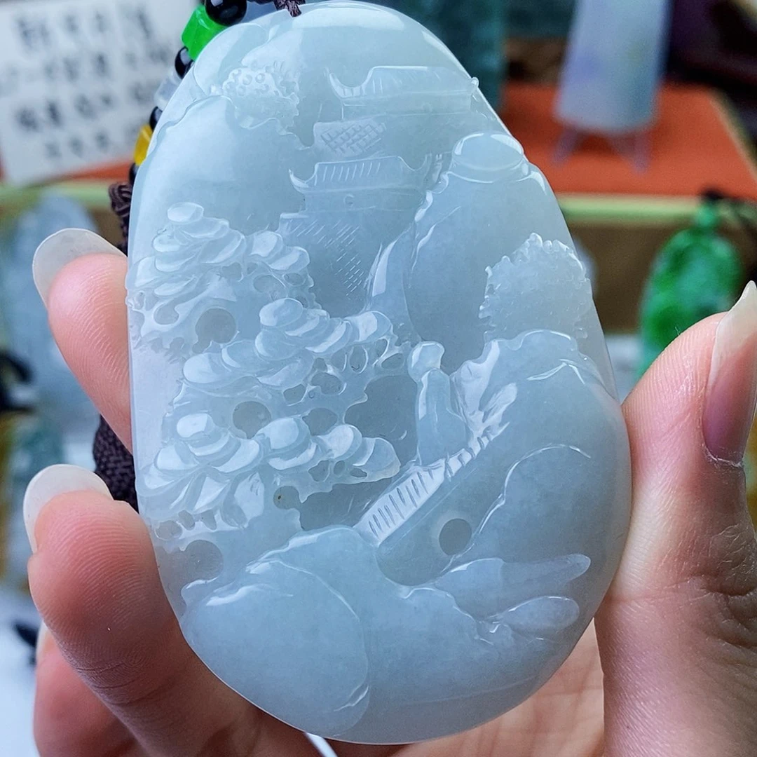 颈饰未镶嵌翡翠翡翠