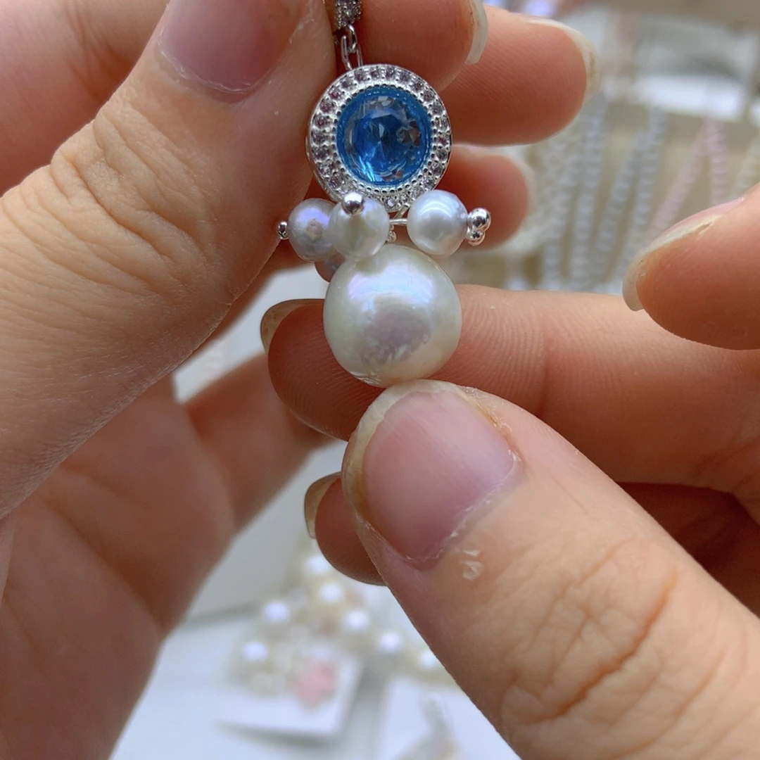 淡水珍珠耳饰未镶嵌