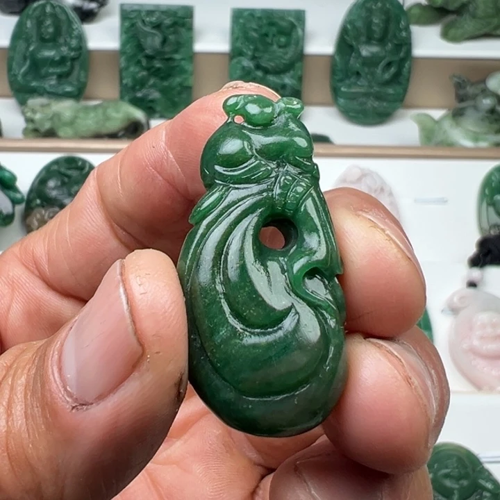 独山玉未镶嵌吊坠(不含链)