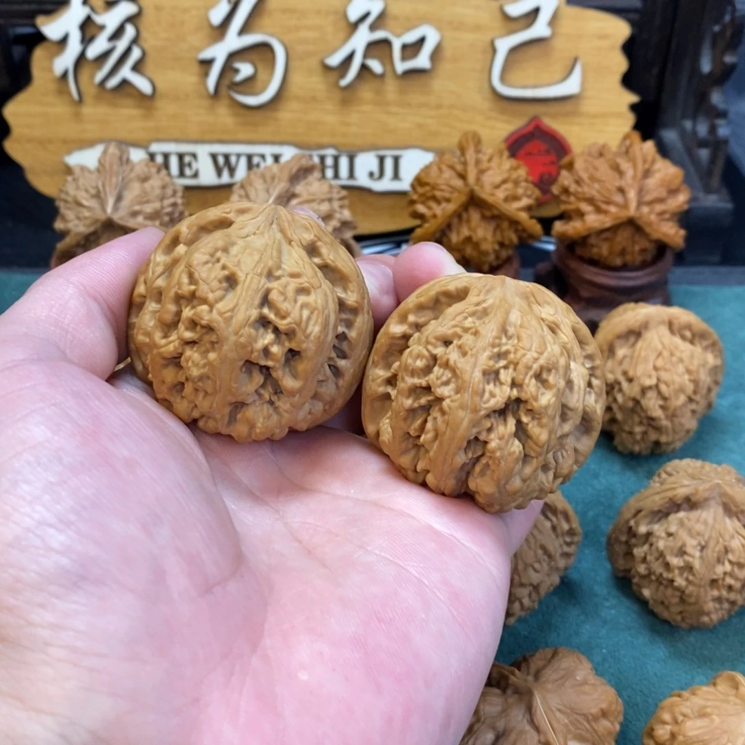 文玩核桃把件大粗筋43全品