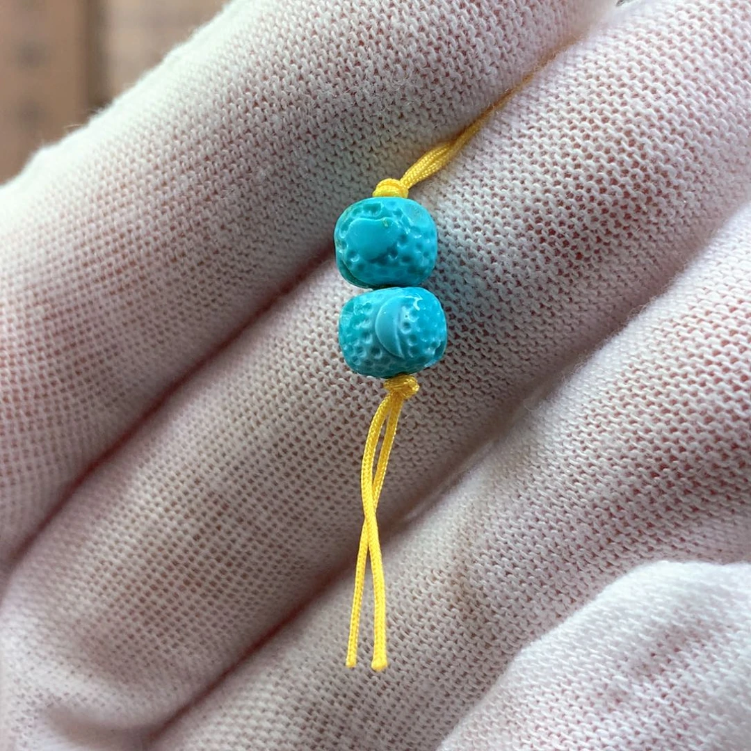 绿松石未镶嵌挂件