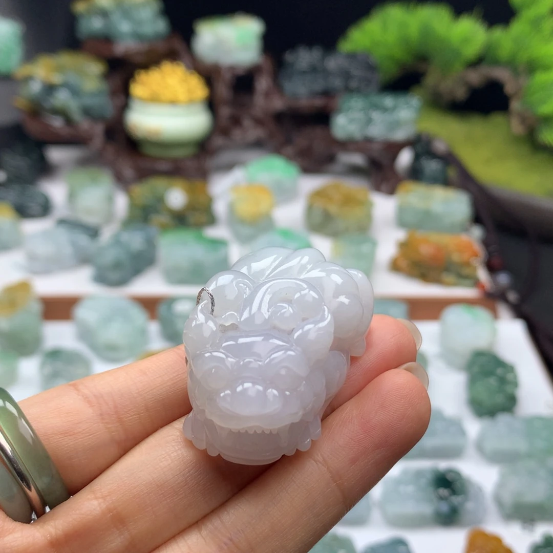 翡翠未镶嵌颈饰A35 翡翠貔貅
