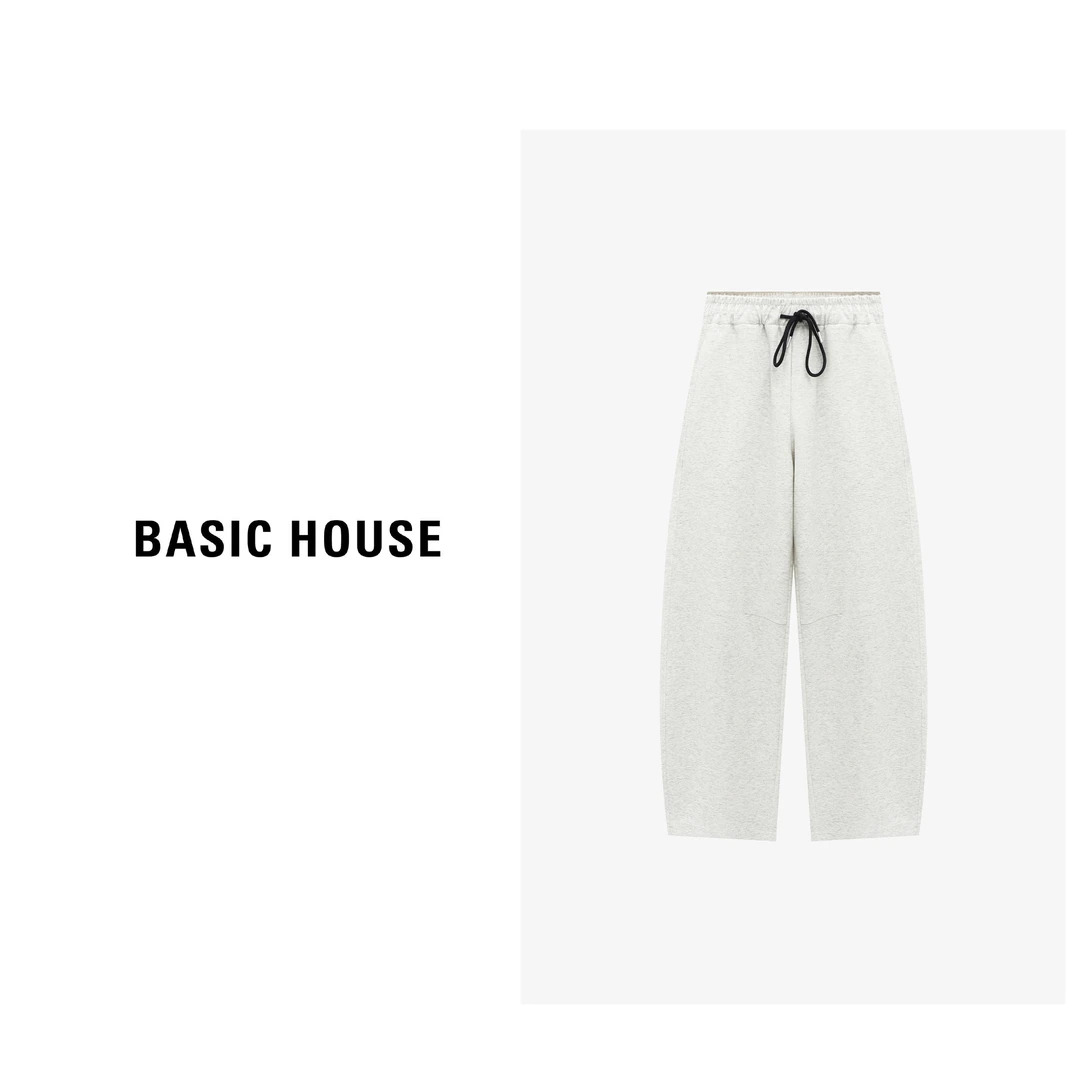 Basic House/百家好春夏休闲阔腿宽松百搭时尚长裤-B0625B54332