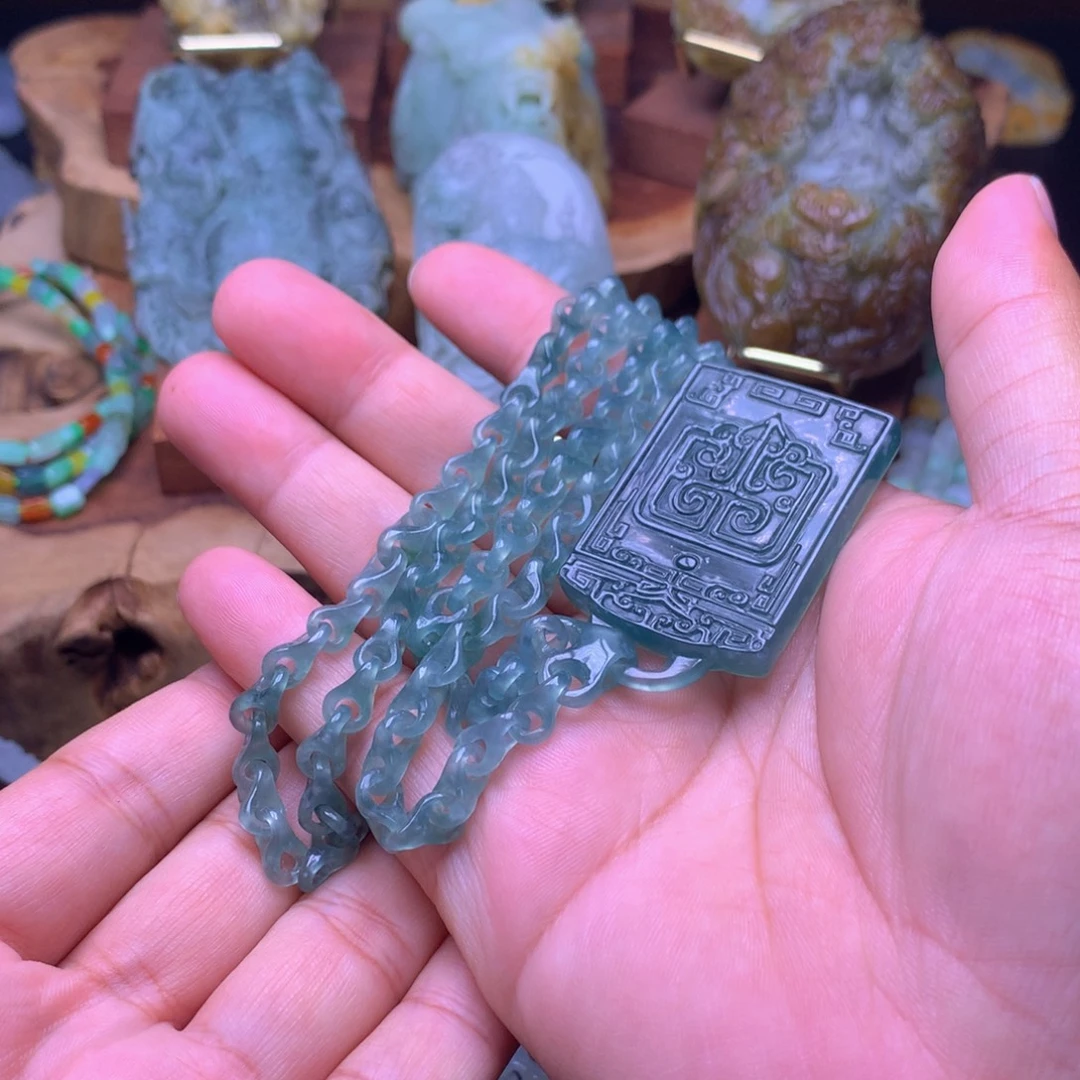 军***魂定制翡翠未镶嵌翡翠