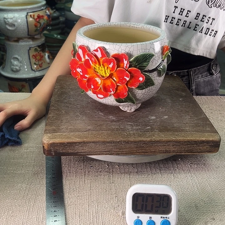 泳坤堂石湾盆陶瓷