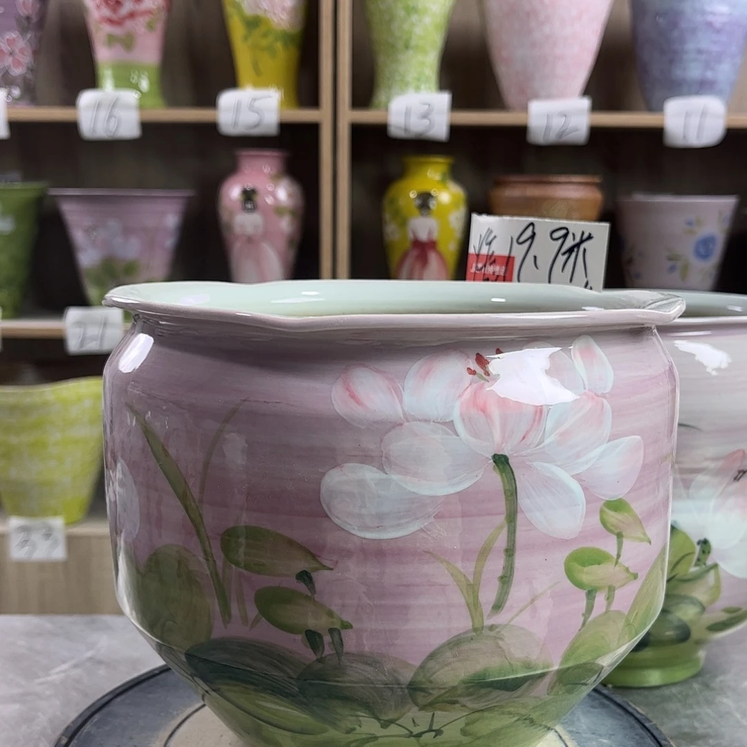 景德镇陶瓷花盆花盆