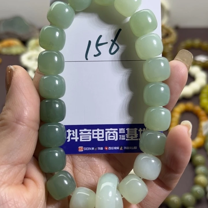 蛇纹石玉未镶嵌手链