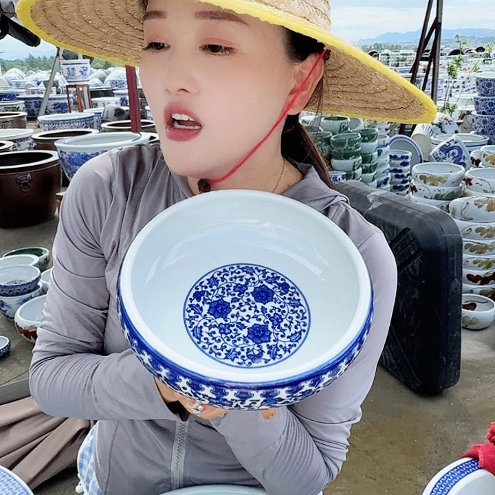 瓷片直径20厘米 高度6厘米