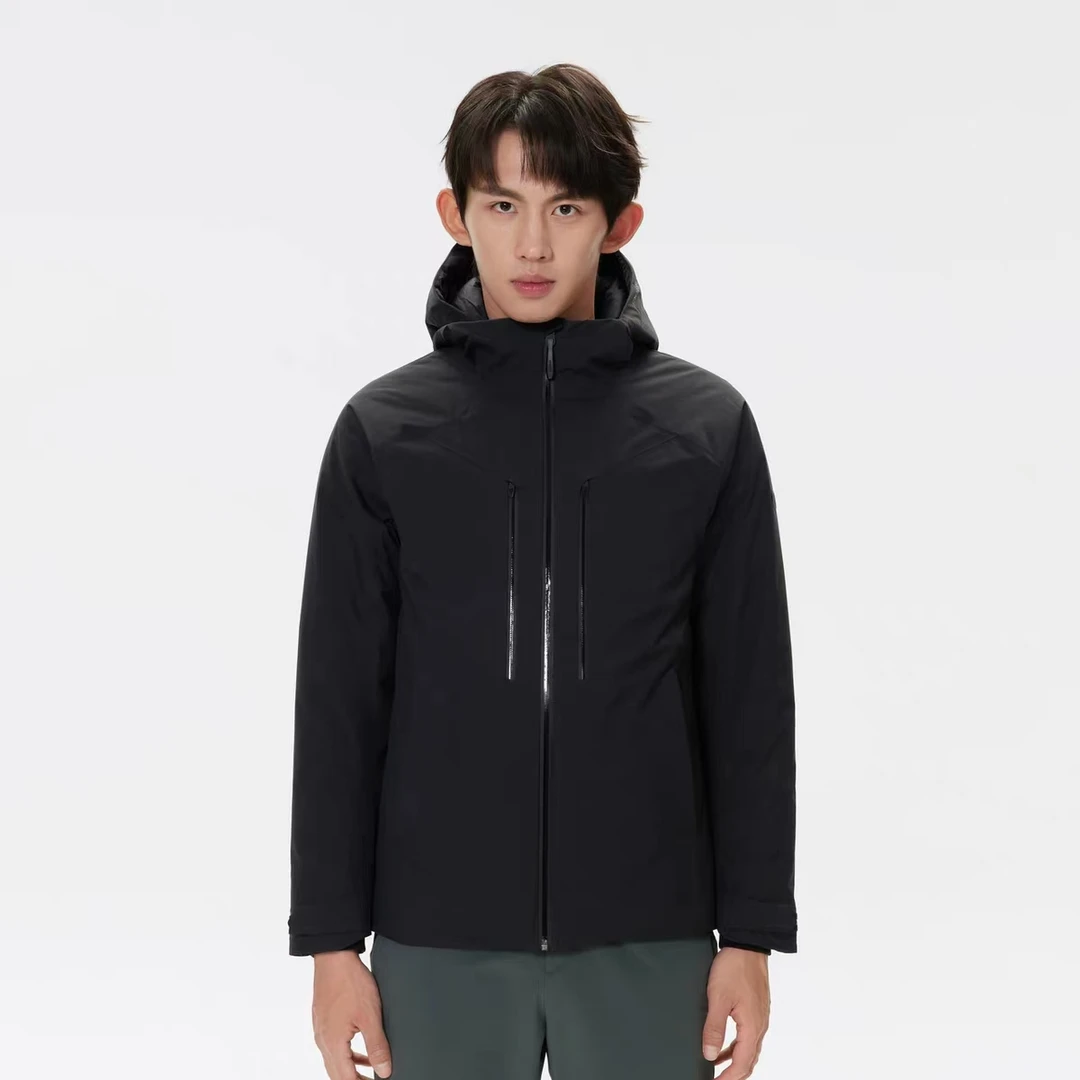 LISUN™ 男士款冬季时尚保暖连帽羽绒服（树）