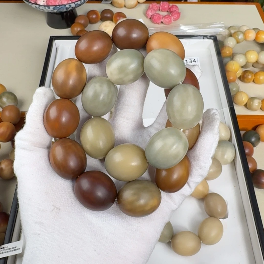 白玉菩提吊坠爱*吉打包手持➕手捻