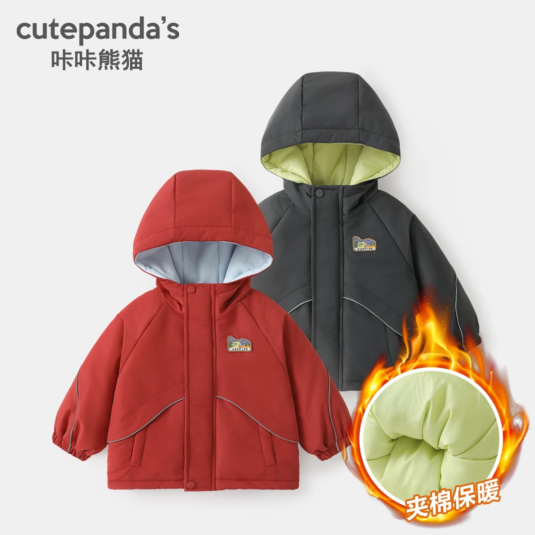 儿童宝宝冬季户外加厚防水棉服外套男童女童休闲冬装上衣Y10214