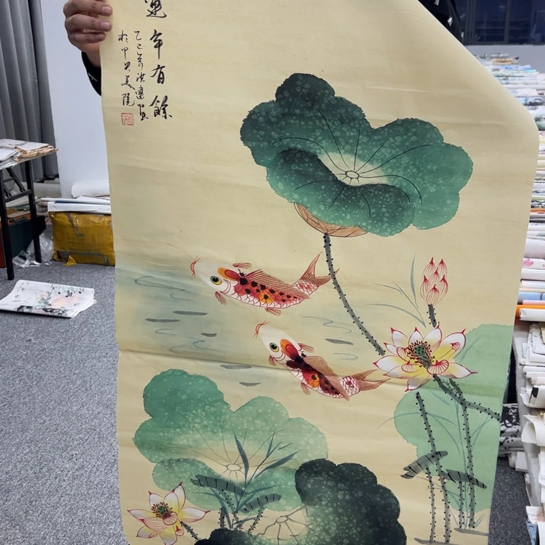 国画纯手绘字画宣纸