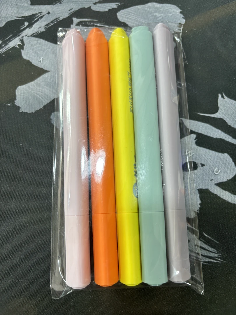 三角杆随机款荧光笔8包