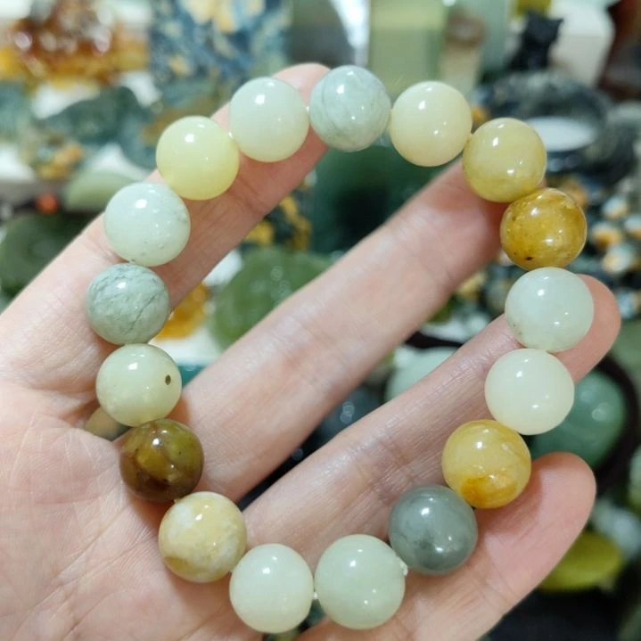 岫玉未镶嵌手串手串手串