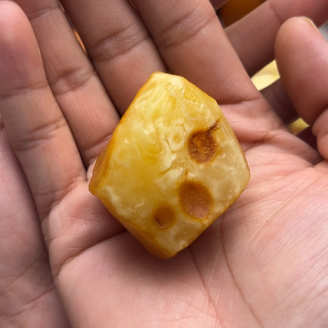 定制琥珀未镶嵌蜜蜡定制圆珠