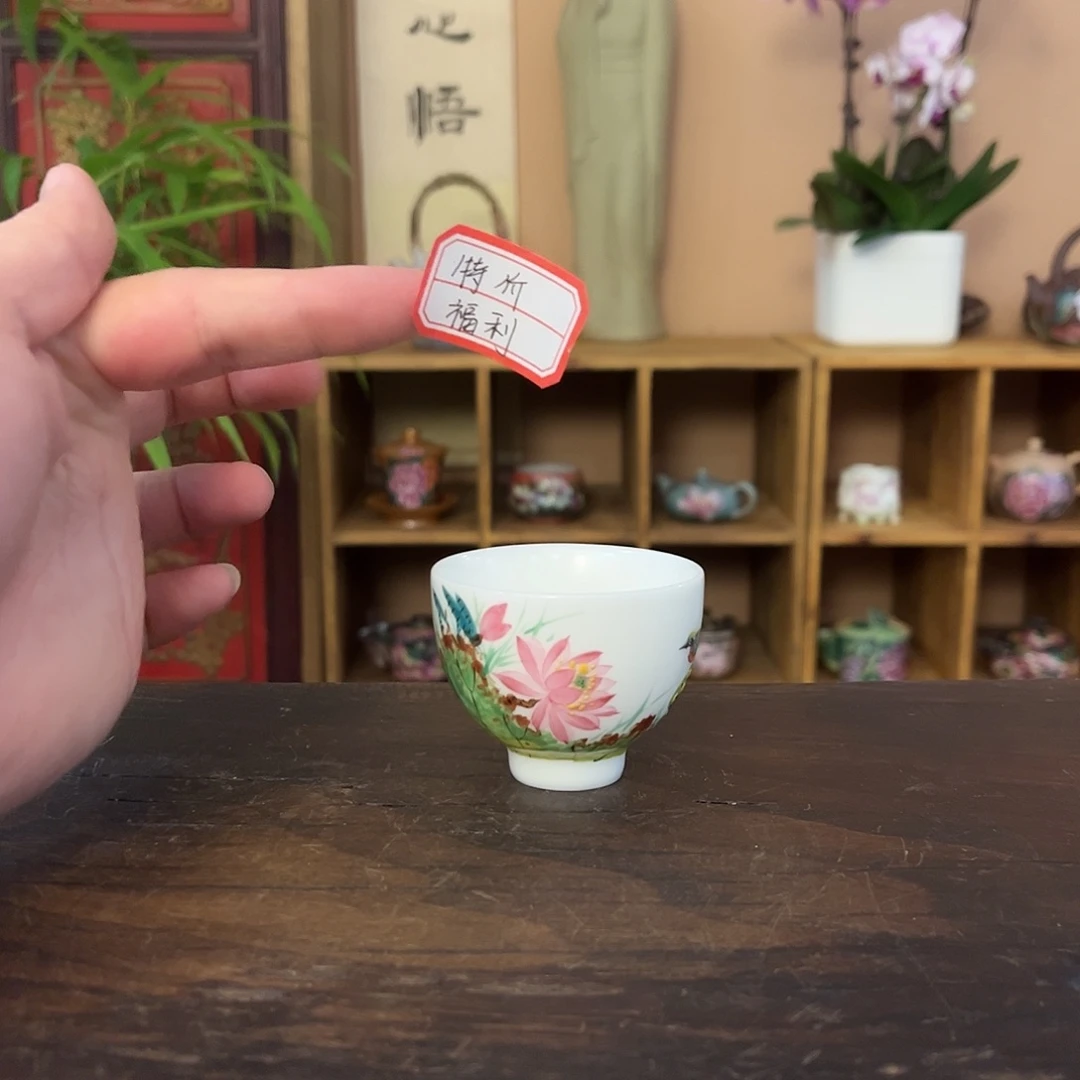 景德镇纯手工手绘柴烧