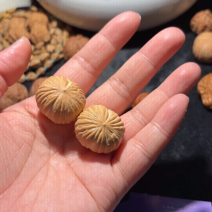 方***间把件文玩核桃猴头小南瓜146