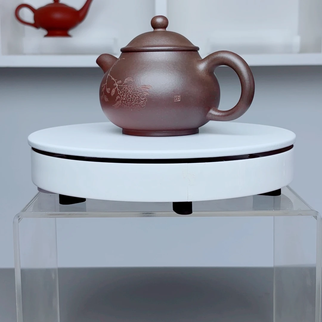 s***t紫砂茶壶龙窑柴烧紫砂壶220cc