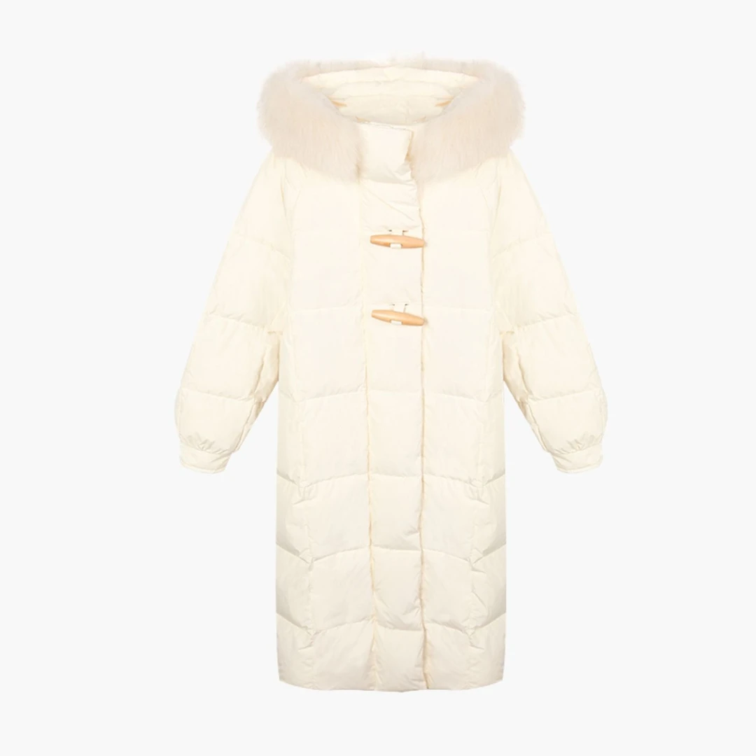 【冰冰】 冬季羽绒服D3YRF1765时尚休闲中长款加绒加厚百搭外套