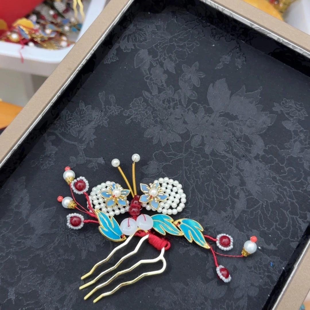 醋酸铁合金鹅毛仿点翠