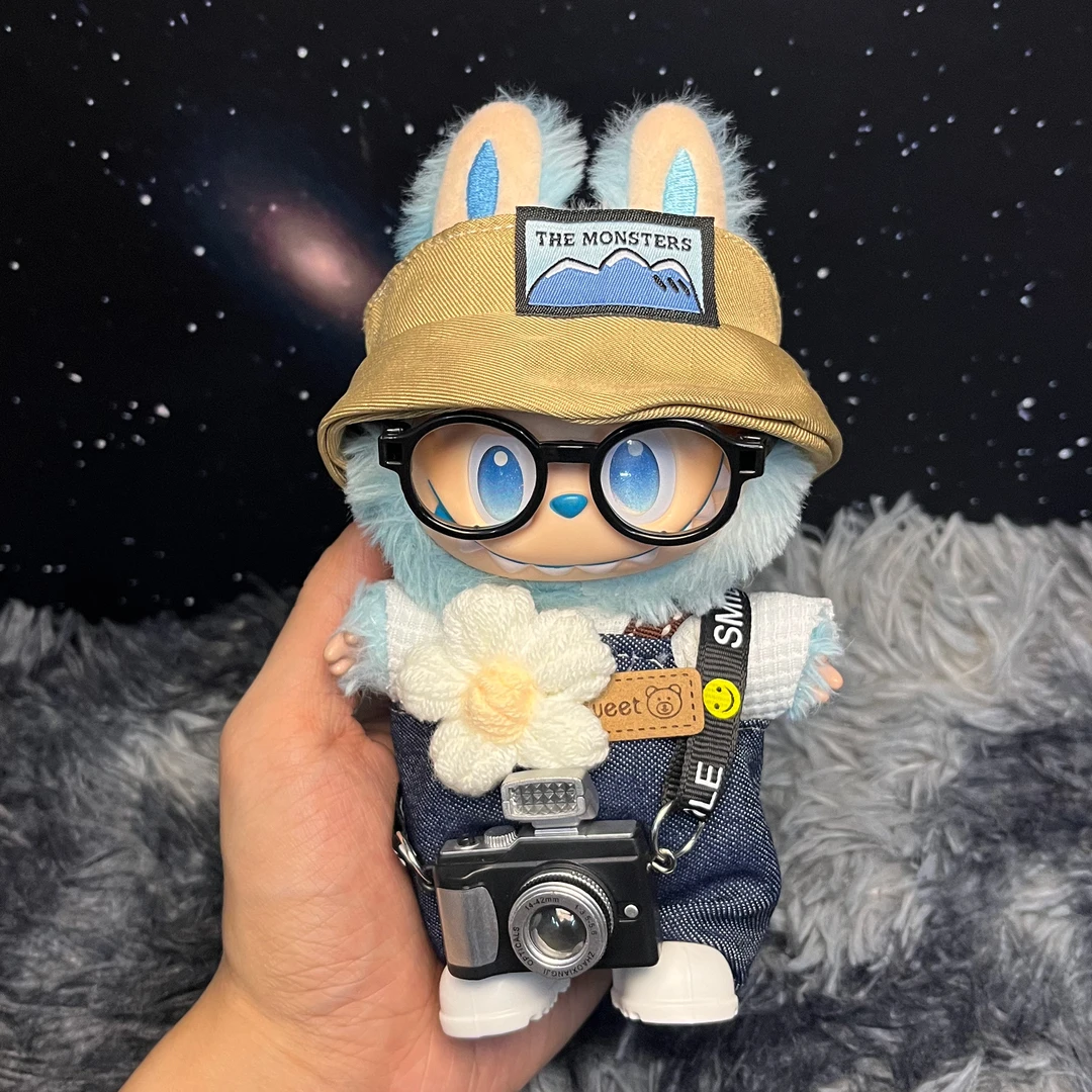 labubu娃衣一二三代前方高能希望娃衣坐坐派对拉布布衣服春野蓝色