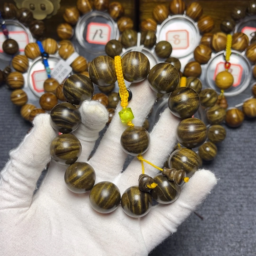 手串/手链楠木（金丝楠）阴沉1.8水波188