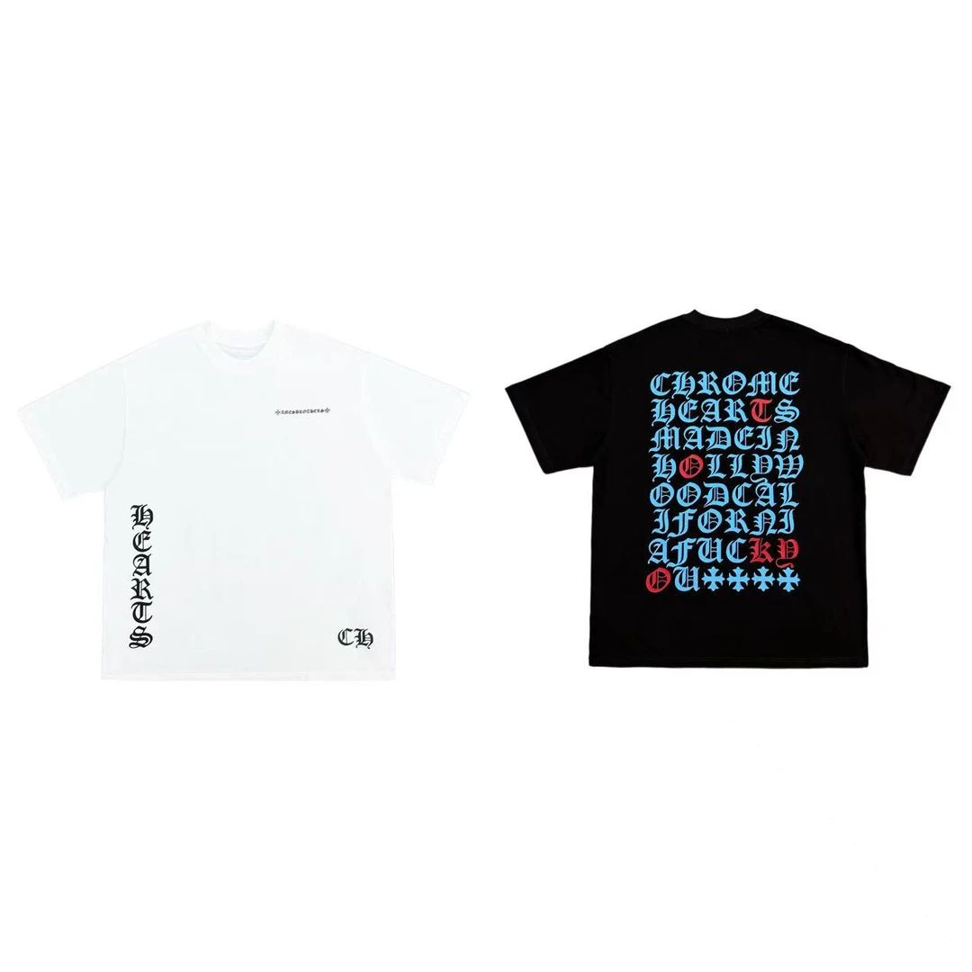 [M]黑白两色后背蓝满印十字爽滑冰皮薄款休闲儿童体恤(夏日炎炎