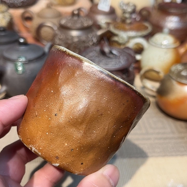 陶火器柴烧素烧198