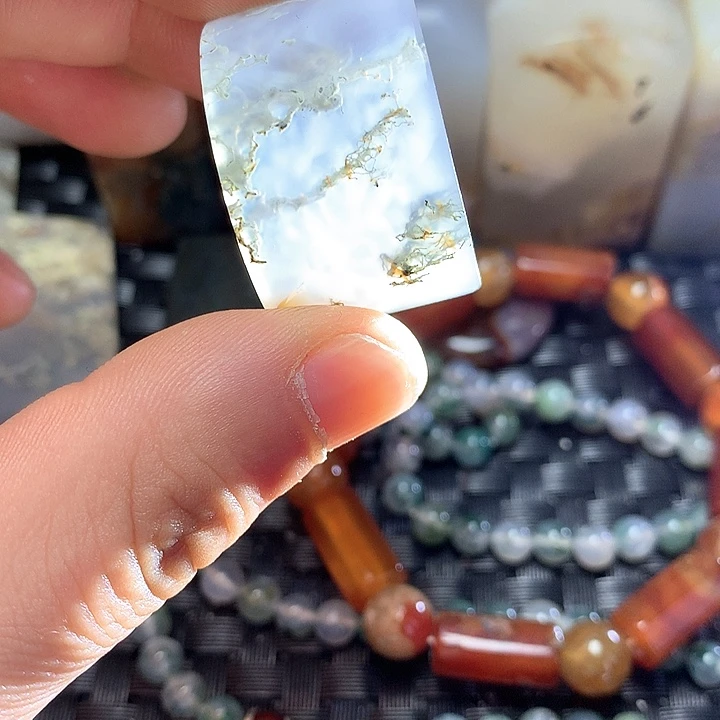玛瑙/玉髓吊坠(不含链)未镶嵌陶*