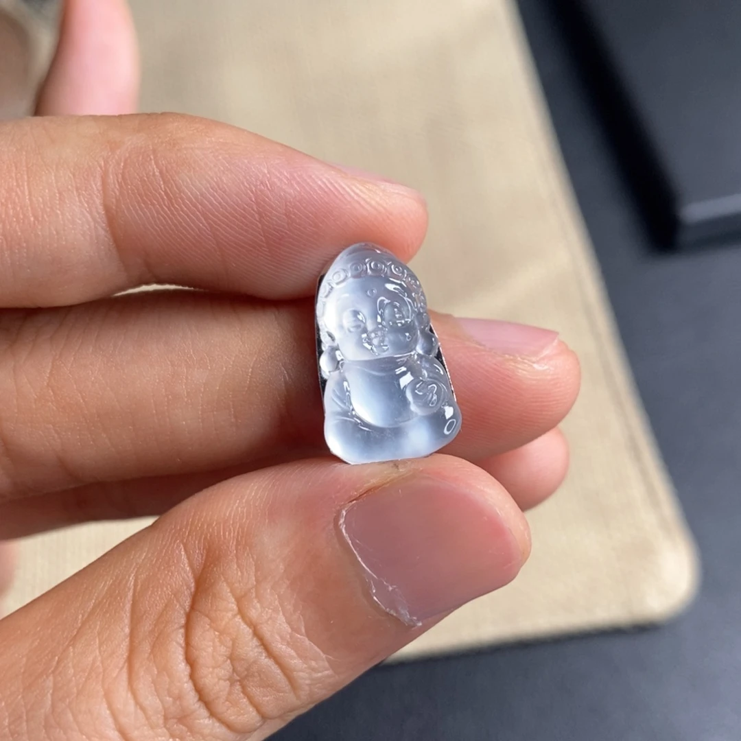 颈饰未镶嵌翡翠宝宝佛